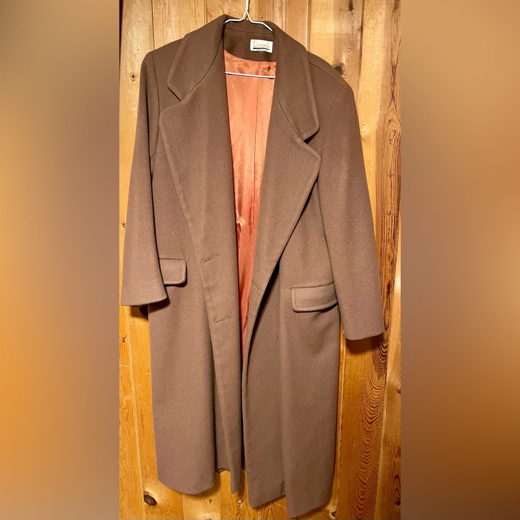 Lorovi Oversized Wool Coat Made In The Usa